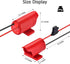 M12 Battery Adapter with Fuse,Power Wheels Adapter for Milwaukee 12V,14 Gauge Wire Power Convertor for DIY RC Trucks, RC Toys, Robotics, Work Ligh...