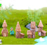 Opexicos 7Pcs Micro Landscape Accessories Resin Rockery and House Crafts Ornaments Sand Table Supplies Aquarium Accessories...