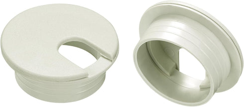 uxcell 2Pcs Cable Hole Cover, 1.38Inch/35mm ABS Desk Cable Wire Cord Grommet Hole Cover for Office Computer Desk Wire Organizer, Gray...
