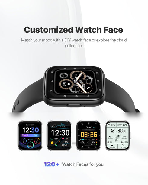 Smart Watch for Men Women - Answer/Make Calls/Quick Reply/AI Voice Assistant, 1.83" for Android iPhone Samsung Compatible IP68 Smartwatch Blood Ox...