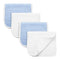 Synrroe Burp Cloths Large, Muslin Burp Cloths for Baby Girls and Boys, Pack of 4 Extra Absorbent and Soft Muslin Bibs, 6 Layers 20 by 10 Inches 10...