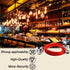 PERA 5/16" ball lock line assembly, MFL liquid disconnect with 5ft gas line for home brewing...