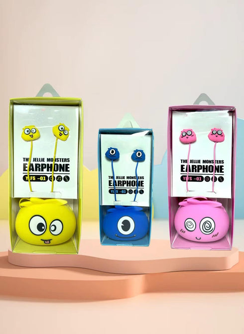 Earbuds for Kids with Storage Case Cute Kids Earbuds in-Ear Wire Earphones for School Cartoon Headphones with Mic Microphone Gift for Girls Boys A...