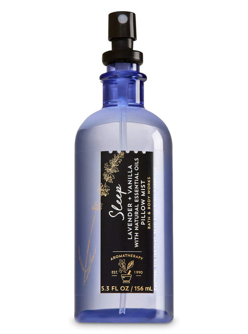 Bath and Body Works Aromatherapy Pillow Mist Lavender Vanilla (Retired Fragrance) 5.3 Fl Oz...