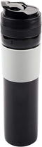 Fdit Portable Mini Espresso Maker Hand Held Pressure Caffe Espresso Machine Compact Manual Coffee Maker for Home Office Travel Outdoor(Black)...