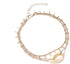 Bohemian Layered Shell Anklet for Women Cowrie Ankle Bracelets Gold Multilayer Anklets Adjustable Anklets Chain Bracelet Summer Beach Foot Ankle C...