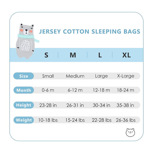 TILLYOU Sleep Sack 1 Pack - Baby Wearable Blanket with 2-Way Zipper, Extra Soft Cotton Sleeveless Sleeping Bag for Infants, 12-18 Months, Solid Pi...