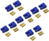 10 Pairs EC3 Battery Connector Plugs,3.5mm Banana Plug Female Male Bullet Connector RC ESC LIPO Battery Electric Motor Airplane Quadcopter Parts D...