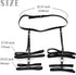 Leather Leg Body Harness Fashion Rave Goth Waist Chain Garter Belts for Women...
