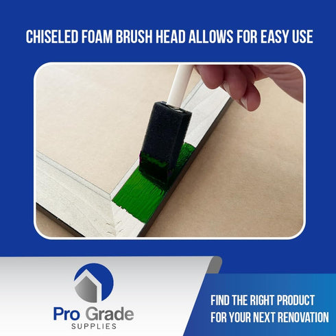 Pro Grade - Foam Brushes - 1 Inch 48 Piece Foam Brush Set...