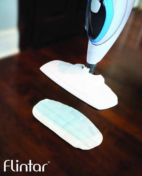 Flintar Replacement Mop Pads, Compatible with PurSteam PureSteam ThermaPro 211 10-in-1 Steam Mop Cleaner, 8-Pack...