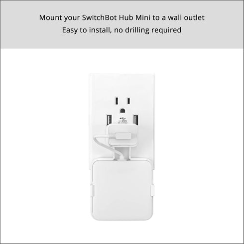 Holicfun Wall Outlet Mount for SwitchBot Hub Mini Smart Remote......