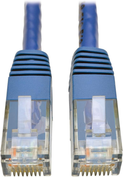 TRIPP LITE N200-001-BLTripp Lite Cat6 Cat5e Gigabit Molded Patch Cable RJ45 M/M 550MHz...