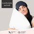 Zippered Waterproof Pillow Protectors, 2 Pack Standard, Soft Comfortable Sateen 100% Long-Staple Cotton, Quiet and Breathable Pillowcase, 20x26...
