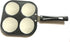 G & D 4-Cup Mini Uttapam Pan Non-stick Frying Pan Egg Pan Mini Pancake Pan Multi Egg Pan...