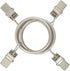 40 Pack Curtain Rings with Clips, Drapery Clips with Rings, Drapes Rings 1.26 in Interior Diameter, Fits up to 1 in Curtain Rod, Matte Silver...