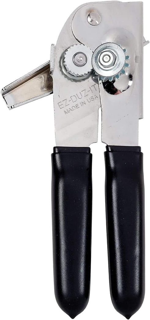EZ-DUZ-IT Deluxe Can Opener with Black Grips (Set of 2)...
