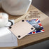 3dRose CST_113050_3 London Black Taxi Cab on British Flag Union Jack Background UK Great Britain United Kingdom Travel Ceramic Tile Coasters, (Set...