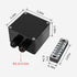 ABS IP67 Waterproof Dustproof Electrical Junction Box, with 15A 600V Barrier Terminal Cable Connector, 1 in/2 Out Power Junction Box?3.26*3.18*2.2...