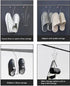 5 Pack Stainless Steel Shoes Hanger Drying Rack for Dehumidifying Hanging Leather Shoes,Double Hook Design Drying Shelf Storage Organizer,Closet O...