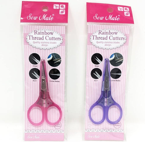 Small Thread Scissors For Cross Stitch And Embroidery With Zippered Pouch...