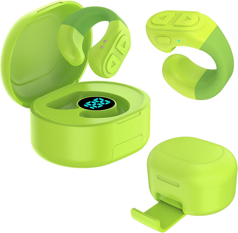 Tiktok Trending Bluetooth Smart Scrolling Ring Kindle App Remote Page Turner with Cell Phone Stands Wireless Camera Shutter Selfie Button - Compat...