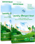 Laundry Detergent Sheets (Strips) 124 Loads 2 Pack Fresh Breeze Liquid-Less Technology...