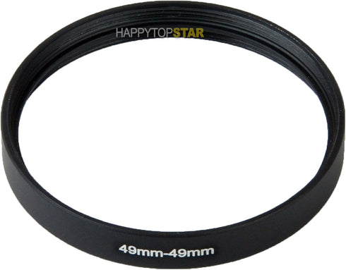 Metal 49-49 mm 49mm 49 mm Female to Female Coupling Ring Adapter for Lens Filter...