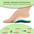 Kids Orthotic Arch Support Insoles, Plantar Fasciitis Cushioning Shoe Inserts, Shock Absorption Velvet Surfaces Deep Heel Cup Chinldren Inner Sole...
