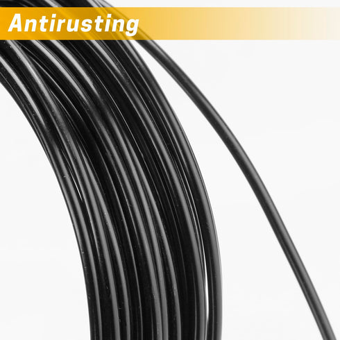 16.4 Feet Black Aluminum Craft Wire 3 mm Thickness Bendable Metal Craft Wire for DIY Crafts Making...