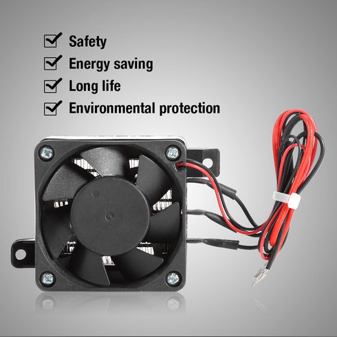 Constant Temperature PTC Electric Fan Heater for Car Small Space Heating Incubator(12V 150W)...