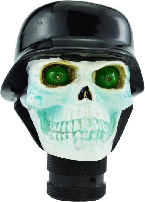 Skull Resin Vehicle Gear Handle Stick Knob Heavy Shiny Car Shifter Lever Head for Most Manual Automotive Vehicles (Black)...