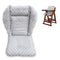 Twoworld High Chair Cushion, Large Thickening Baby High Chair Seat Cushion Liner Mat Pad Cover Breathable (Fashion Gray)...
