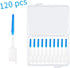 120 Pcs Disposable Interdental Brush Braces Cleaning Brush, Toothpick Dental Tooth Cleaning Tool for Oral Deep Clean Health Care...