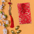 Hying 6 PCS Silk Red Envelope Chinese HongBao Card Envelopes Lucky Money Red Pockets Chinese Red Gift Card Envelopes Gift Wrap Bags with Knot/Copp...