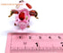Handmade Mini 2" Blown Glass Pig Figurine, Pink with 22K Gold Accents, Gift Ideas, Fantasy Cool Stuff Decor No.2...