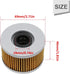 Motorcycle Oil Filter Replacement for Honda 15412-413-005, 15412-413-000, 15412-KEA-003, 15412-KK9-911, 154A1-413-505, 154A1-413-000, 154A1-MA6-00...
