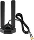Eightwood WiFi 6E Tri-Band Antenna 6GHz 5GHz 2.4GHz Gaming WiFi Antenna Magnetic Base with 6.5ft Extension Cable for PC Desktop Computer PCIe WiFi...