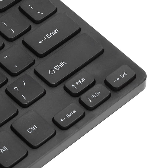 eboxer-1 USB Wired Mini Slim Keyboard Keyboard, Small Compact Simple Waterproof Business Keyboard for Laptop and Desktop Computer, Plug and Play (...