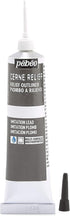Pebeo Vitrail, Cerne Relief Dimensional Paint, 37 ml Tube with Nozzle - Imitation Lead, 1.25 Fl Oz (Pack of 1)...