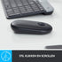 LOGI Pebble M350 Portable Wireless Mouse with Bluetooth or 2.4 GHz Receiver, Silent, Slim Computer Mouse with Quiet Click for Laptop, Notebook, PC...