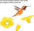 Humingbirdbird Feeder, 30 Sets Hummingbird Feeder Flowers Multicolor Unique Replaceable Hummingbird Bird Feeder Flower Accessories (Yellow)...