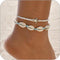 YANCHUN Extra Large Gold Anklets for Women Gold Layered Ankle Bracelets Waterproof Anklets Adjustable Ankle Bracelets Summer Beach Anklets Surfer ...