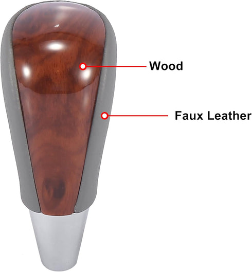 X AUTOHAUX Car Automatic Gear Stick Shift Knob for Toyota RAV4 Camry Corolla Gray Brown...