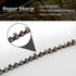 Pocket Chainsaw, 24in/36in Pocket Rope Saw, Folding Chain Hand Saw with Carry Pouch, for Outdoor Survival Camping, Hunting, Hiking, Cutting Wood(2...