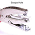 MIAO JIN 2Pcs 1/4 Inch Heart and Star Metal Single Handheld Hole Punch for DIY Craft Paper Scrapbook Puncher Hand Tool with Grip (Star&Heart)...