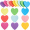 900 Sheets Heart Sticky Notes 3x3 Inch Multicolor Heart Shaped Sticky Memo Pads Cute Self-Stick Sticky Notepads Removable Easy to Post for Home Of...