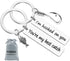 Vadaka Couple Keychain I'm Hooked on You You're My Best Catch Keychain Set Fisherman Gift Fishing Lure Jewelry Couple Gift for Lovers Boyfriend Gi...