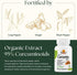 Sewanti Organic Curcumin Extract 95% with Black Pepper, Indian Long Pepper and Ginger 60 Vegan Capsules...