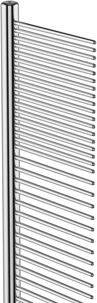 Andis 68545 Stainless-Steel Comb for Knots, Mats & Loose Hair Removal - Effective Dematting Tool Comfortable, Lightweight, Portable & Safe for Dog...